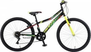 Bicicleta Copii Booster 2023 Turbo - 24 Inch, Negru-Verde