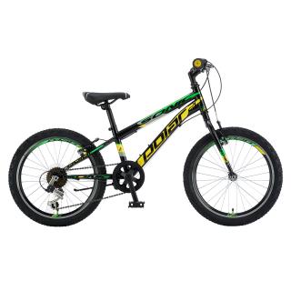 Bicicleta Copii Polar Sonic - 20 Inch, Negru-Verde