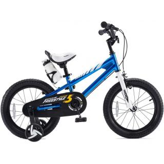 Bicicleta copii RoyalBaby Freestyle, Roti 14 inch, Culoare Blue