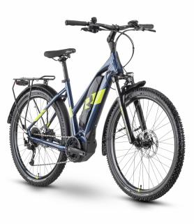 Bicicleta Electrica Oras Raymon CrossRay E 3.0 Lady - 27.5 Inch, L, Albastru - Alivio