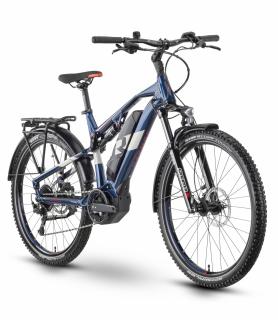 Bicicleta Electrica Oras Raymon CrossRay FS E 4.0 - 27.5 Inch, L, Albastru