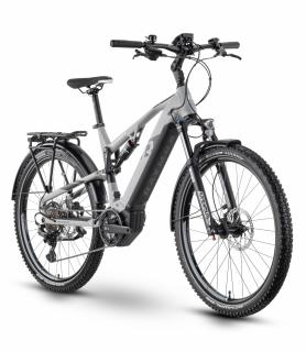 Bicicleta Electrica Oras Raymon CrossRay FS E 5.0 - 27.5 Inch, L, Gri - Deore