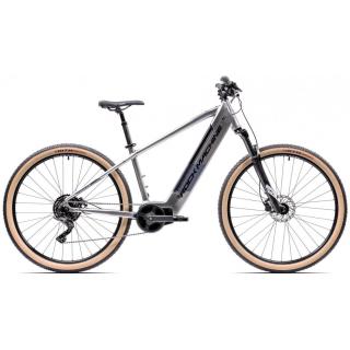 Bicicleta Electrica Rock Machine Storm INT e70-29 Gloss Silver Black Grey 17.0 - (M)