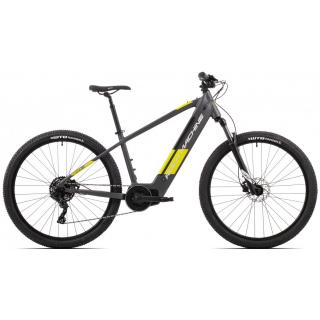 Bicicleta Electrica Rock Machine Storm INT e70-29 Matte Anthracite Radioaktive Yellow Silver 17.0 - (M)