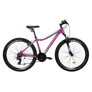 Bicicleta MTB Colinelli COL22, Schimbator Shimano, 21 Viteze, Cadru Aluminiu, Marimea M, Roti 27.5 inch, Frane V - Brake, Culoare Violet