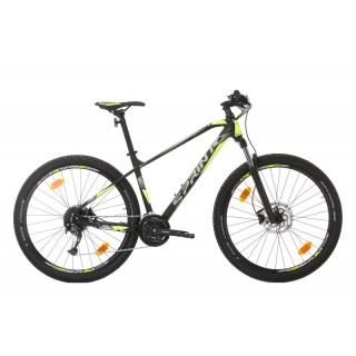 Bicicleta MTB Sprint Apolon 29 2021 Negru Mat Verde Neon 440 mm