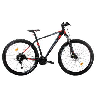 Bicicleta MTB Sprint Maverick Pro 27.5 Negru Mat Rosu 400mm