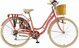 Bicicleta Oras Polar Grazia 6s - 28 Inch, L, Coral Leopard