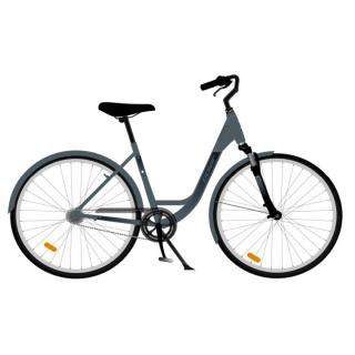 Bicicleta Oras Polar Strada - 28 inch, M, Gri-Negru