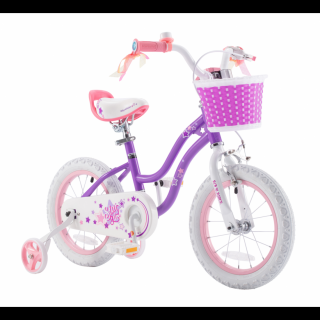 Bicicleta Royal Baby Star Girl Coaster Brake 18 Purple