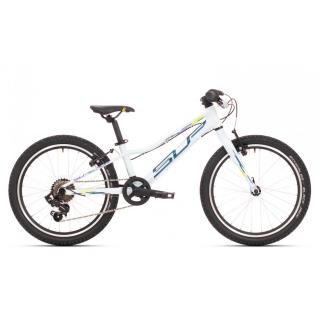 Bicicleta Superior Racer XC 20 Gloss White Blue Neon Yellow