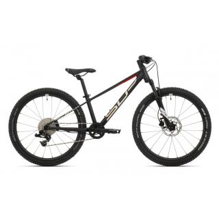 Bicicleta Superior Team 24 Matte Black Hologram Chrome Team Red