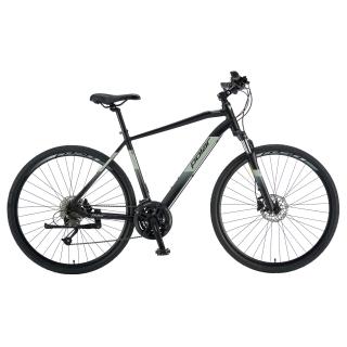 Bicicleta Trekking Polar Forester Pro - 28 Inch, L, Negru-Gri