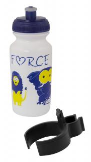 Bidon apa Zoo Force copii 0.3l alb