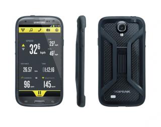 Carcasa Husa Topeak Ridecase Samsung Galaxy S4, Carbon-Nylon, reglabila, neagra