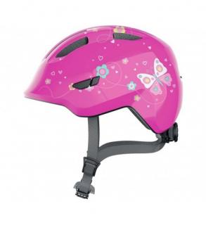 Casca bicicleta copii ABUS Smiley 3.0 PINK BUTTERFLY M, (50-55 cm)