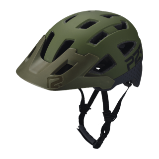 Casca Ciclism P2R FORTEX, M L (59-61 cm), Verde inchis-Gri