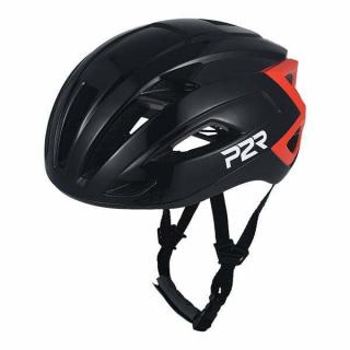 Casca Ciclism P2R RODEO, M L (59-61cm), Negru-Rosu