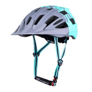 Casca Force Corella MTB gri turcoaz L-XL (57-61 cm)