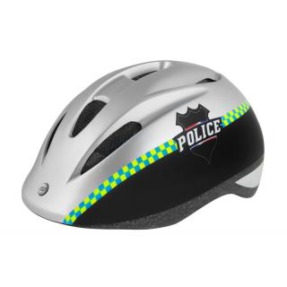 Casca Force Fun Police copii negru argintiu M