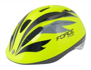 Casca Force Fun Stripes Fluo Negru Gri M (52-56 cm)