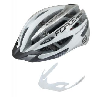 Casca FORCE ROAD Alb gri L-XL (58-63 cm)