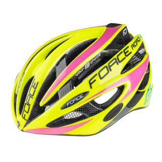 Casca Force Road Pro, fluo roz S-M (54-58 cm)