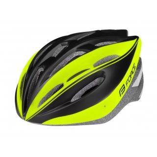 Casca Force Terry Negru Fluo S-M (54-58 cm)