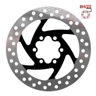 Disc frana trotineta electrica 120mm 6H - Negru