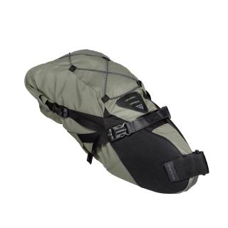 Geanta Topeak BackLoader TBP-BL3G - Volum 15 L, Verde - logo Gri