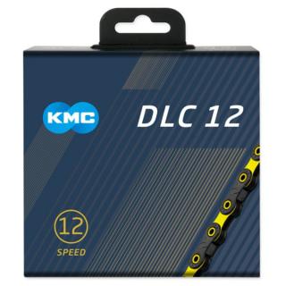 Lant KMC DLC 12 Negru - Galben 126 z