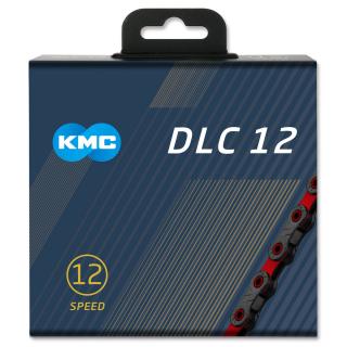 Lant KMC DLC 12 Negru Rosu 12 Viteze 126 zale