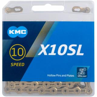 Lant KMC X10SL Ti-N Gold 10 Viteze 114 Zale