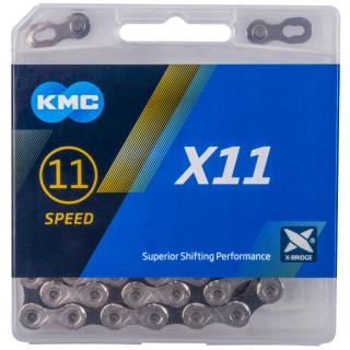 Lant KMC X11  Silver Negru   114 Zale