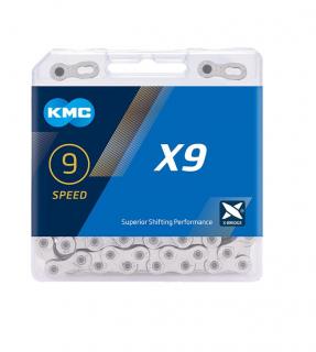 Lant KMC X9 Silver 9 Viteze 114 Zale