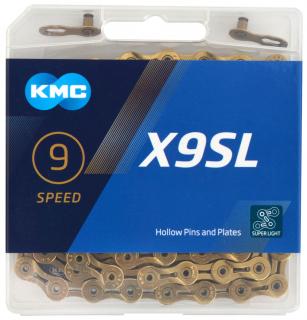 Lant KMC X9SL Ti-N Gold 9 Viteze 114 Zale