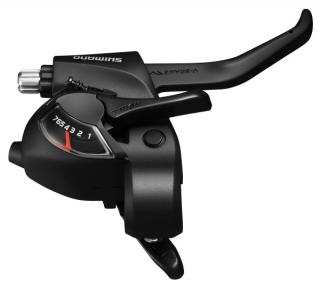 MANETA SCHIMBATOR FRANA SHIMANO ST-EF41-7R, DREAPTA 7 VIT., CABLU DE SCHIMBATOR 2050MM, 2 DEGETE, PT. V-BRAKE