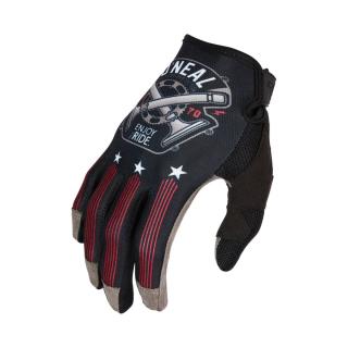 Manusi Ciclism O Neal Mayhem Piston V.23 - XL 10, Negru-Alb-Rosu