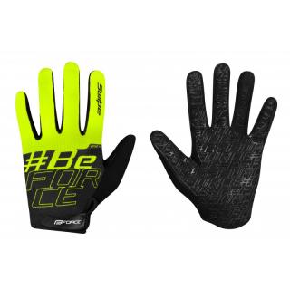 Manusi Force FORCE MTB SWIPE , Negru Verde fluo L