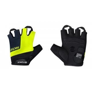 Manusi Force Sector gel, negru fluo, S