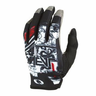 MAYHEM Glove SCARZ V.22 black white red L 9