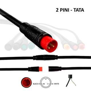 Mufa rezistenta la apa 8 mm 2 pini - M
