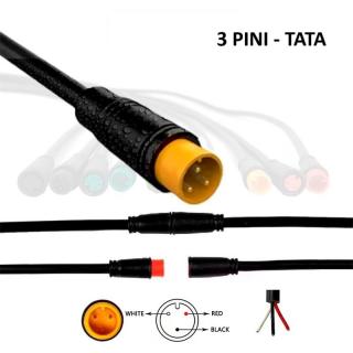 Mufa rezistenta la apa 8 mm 3 pini - M