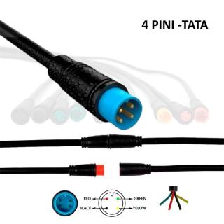 Mufa rezistenta la apa 8 mm 4 pini - M