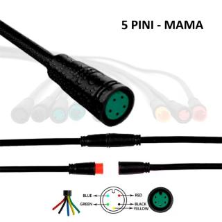 Mufa rezistenta la apa 8 mm 5 pini - F