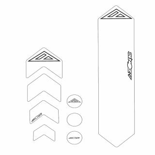 Protectie Cadru Azonic Tip Abtibild - L, Transparent