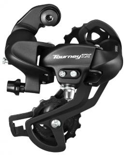 Schimbator Spate Shimano TOURNEY RD-TX800, 7 8 viteze, Prindere directa, Negru