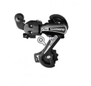 Schimbator spate Shimano Tourney RD-TY21-B GS, 6 Viteze, Prindere Directa, Negru