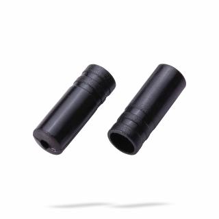 Set 150 capete camasa schimbator BBB BCB-150 CableEnd, 4mm, plastic, negru