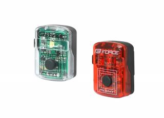 Set lumini Force Point USB fata+spate